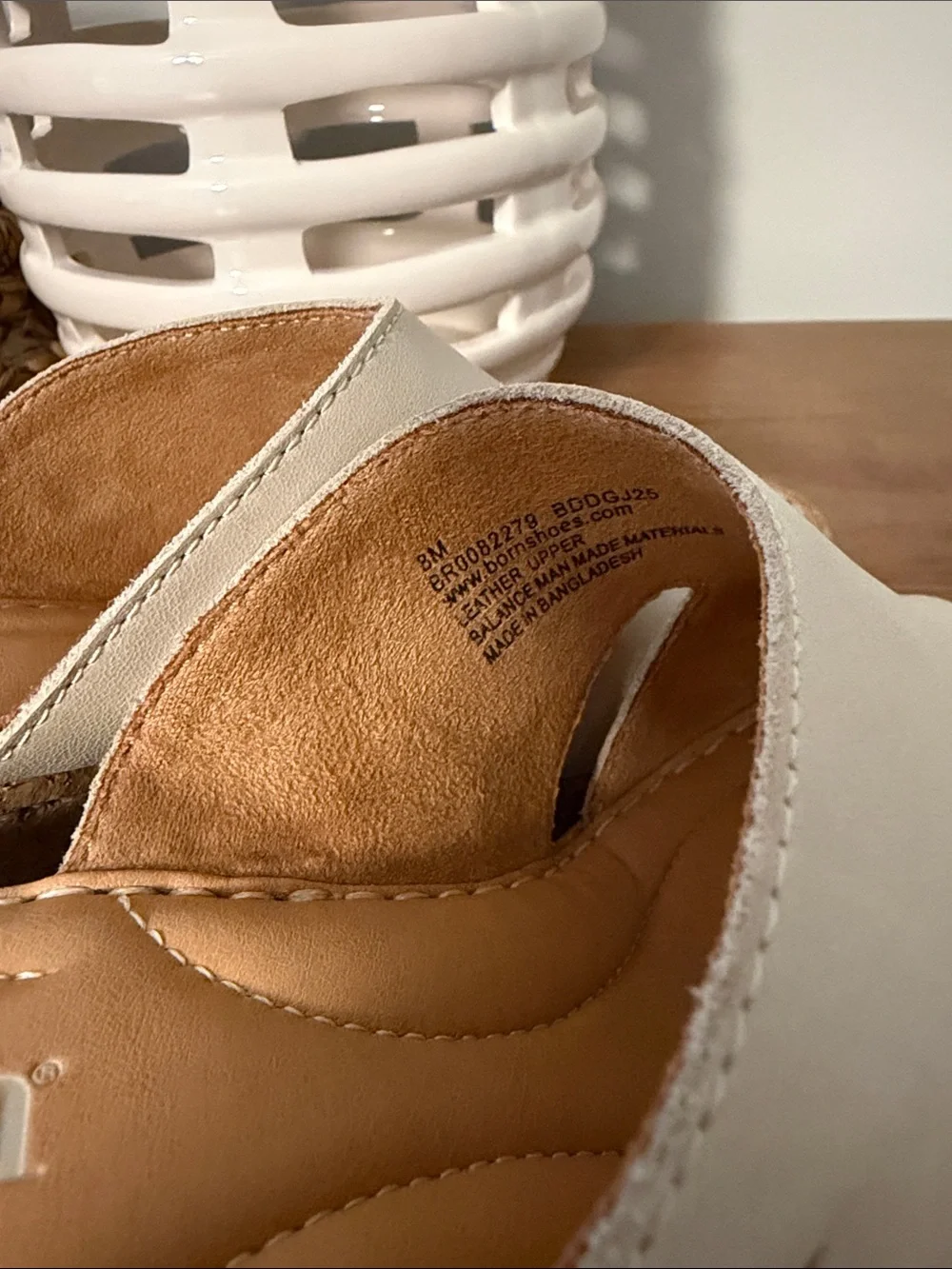 Born upper slide footbed
